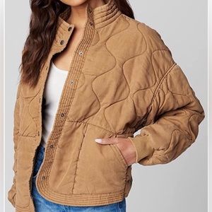 Blank NYC Tan Utility Jacket